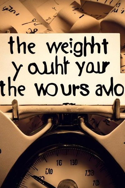 The Weight Of Your Words