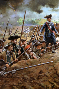 The American Dream: A Modern Officer Sent to the Revolutionary War