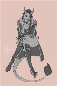 City on the edge of darkness