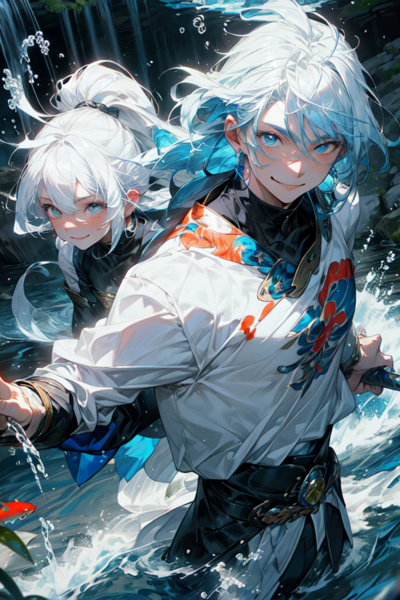 A Koi Fish Levels Up!